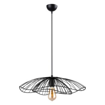 Čierne závesné svietidlo Squid Lighting Root, výška 111 cm - Image 3