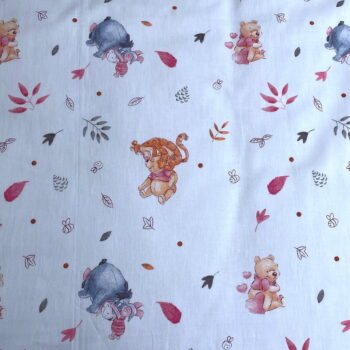 Bavlnené detské obliečky do postieľky 100x135 cm Winnie the Pooh - Jerry Fabrics – Obrázok 4