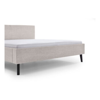 Béžová čalúnená dvojlôžková posteľ 180x200 cm Avola – Meise Möbel - Image 8