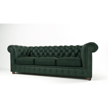 Tmavozelená zamatová pohovka 230 cm Cambridge - Ropez - Image 2
