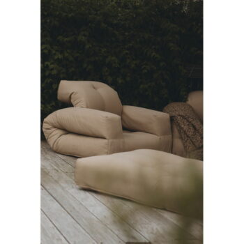 Béžové rozkladacie kreslo vhodné do exteriéru Karup Design Design OUT™ Hippo Beige - Image 10