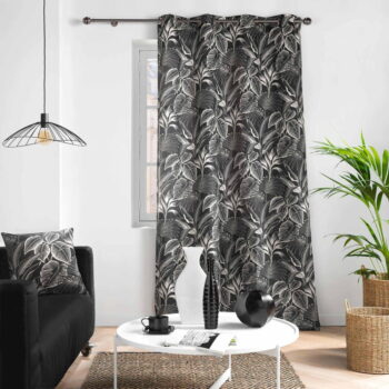 Čierno-biely záves 140x260 cm Cabana – douceur d'intérieur - Image 3