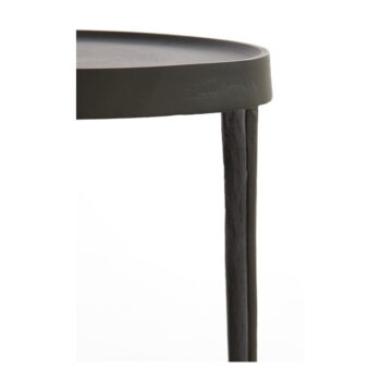 Kovové okrúhle odkladacie stolíky v súprave 2 ks ø 35 cm Tobias – Light & Living – Obrázok 5