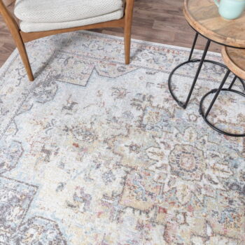 Krémovobiely koberec 160x230 cm Flores – Asiatic Carpets - Image 4