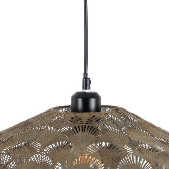 Závesné svietidlo v zlatej farbe s kovovým tienidlom ø 41,5 cm – Ixia - Image 6