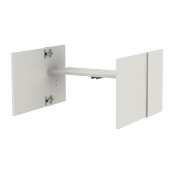 Modulárny policový systém v dekore duba v bielo-prírodnej farbe 162x190 cm Bridge – Tenzo – Obrázok 4