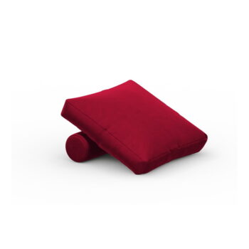 Červený zamatový vankúš k modulárnej pohovke Rome Velvet - Cosmopolitan Design