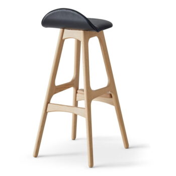 Kožená otočná barová stolička 86 cm Buck – Hammel Furniture - Image 2
