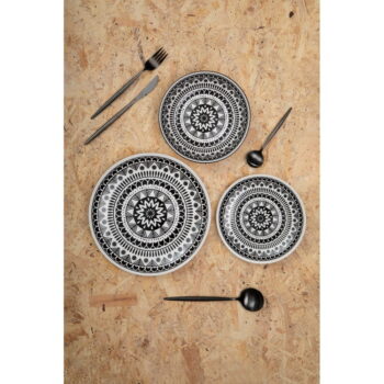 Čierny antikoro príbor 16 ks Modern retro – Premier Housewares - Image 9