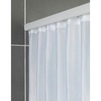 Biela tyč na sprchový záves 75 - 125 cm Era – Wenko – Obrázok 4
