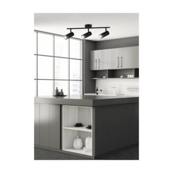 Čierne kovové stropné svietidlo 9x56 cm Colly - Candellux Lighting - Image 2