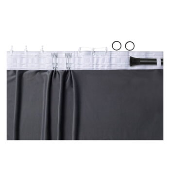 Svetloružový zamatový dimout záves 400x225 cm Velto – Filumi - Image 5