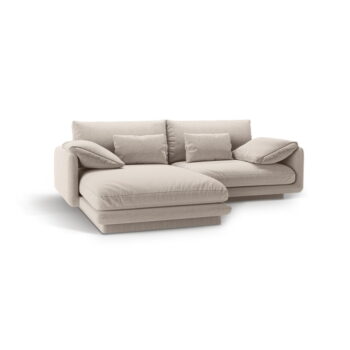 Béžová rohová pohovka (ľavý roh) Torino – Micadoni Home - Image 3