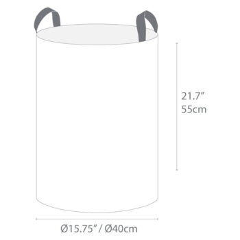 Modrý koš na bielizeň Bigso Box of Sweden Bin, 69 l – Obrázok 4