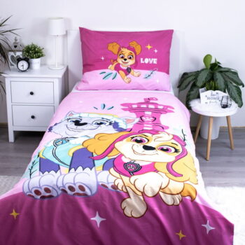 Detská obliečka na jednolôžko z mikrovlákna 140x200 cm Paw Patrol  – Jerry Fabrics – Obrázok 2