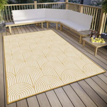 Okrovožltý vonkajší koberec 80x150 cm Pangli Ochre – Hanse Home - Image 3