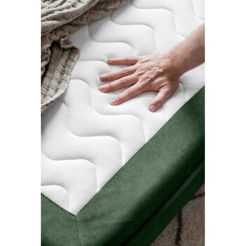 Zelená zamatová rozkladacia pohovka 225 cm Charming Charlie – Miuform - Image 7