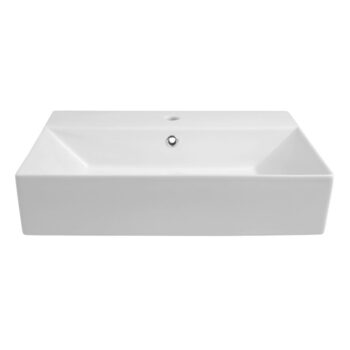 Biele keramické umývadlo 60x42 cm Sistema – Sapho - Image 4
