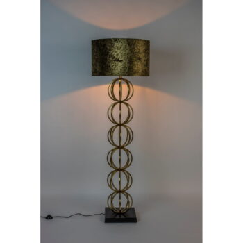 Stojacia lampa v zeleno-zlatej farbe Dalia - Dutchbone - Image 2