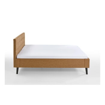 Hnedá čalúnená dvojlôžková posteľ 180x200 cm Empire – Meise Möbel – Obrázok 5