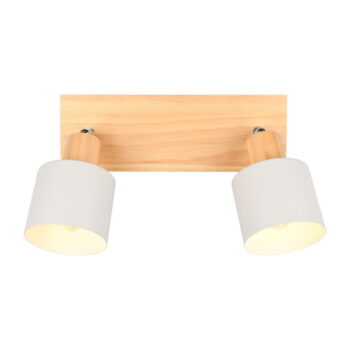 Bodové svietidlo v bielo-prírodnej farbe ø 9 cm Shanti – Trio - Image 4