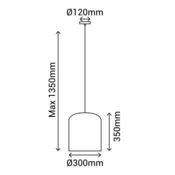 Ratanové závesné svietidlo SULION Babel, výška 135 cm - Image 4