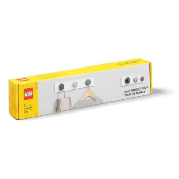 Nástenný vešiak v čiernej, sivej, tmavosivej farbe LEGO®,, 35 x 6,8 cm – Obrázok 4
