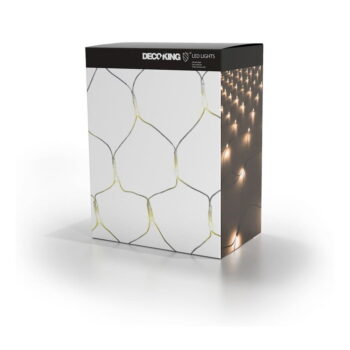 Transparentná LED svetelná reťaz DecoKing Web, 200 svetielok, dĺžka 2 m - Image 4