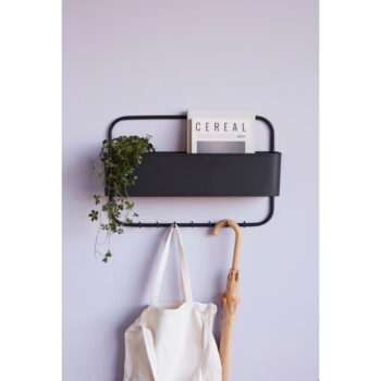 Nástenný vešiak z oceli s úložným priestorom Hübsch Keep – Obrázok 2