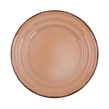 24-dielna súprava oranžového porcelánového riadu Kütahya Porselen Basis - Image 4