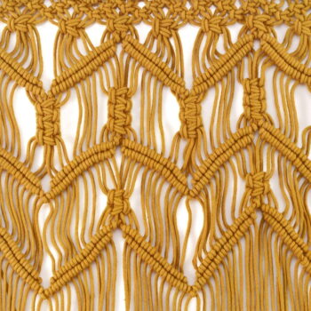 Žltý záves do dverí 90x200 cm Macarena – douceur d'intérieur – Obrázok 3