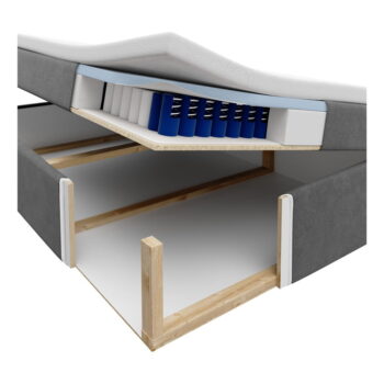 Béžová dvojlôžková posteľ Mazzini Beds Echaveria, 200 x 200 cm - Image 8