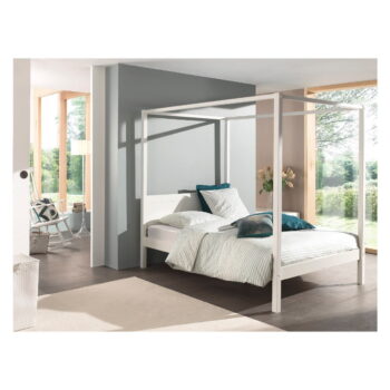 Biela detská posteľ 140x200 cm PINO CANOPY – Vipack - Image 2