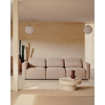 Béžový modul pohovky (stredový diel) Neom – Kave Home - Image 5