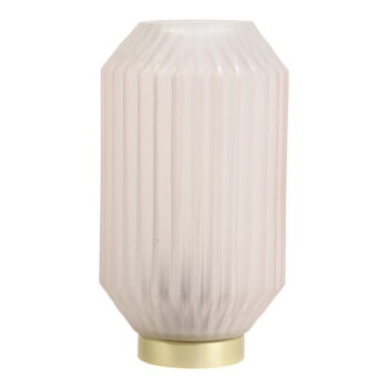 Svetloružová stolová lampa (výška 27 cm) Ivot - Light & Living