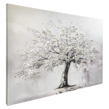 Obraz s ručne maľovanými prvkami 70x100 cm White Tree – Styler - Image 4