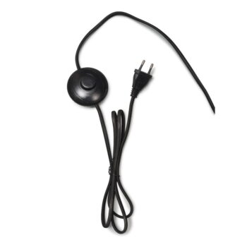 Čierna stojacia lampa s kovovým tienidlom (výška 153 cm) Lyon – it's about RoMi – Obrázok 2