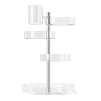 Otočný plastový kúpeľňový organizér na kozmetiku Pirouette – Umbra - Image 4