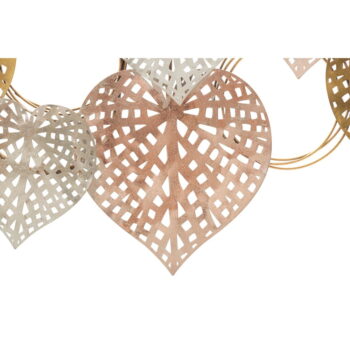 Kovová nástenná dekorácia 91x40 cm Hearts – Mauro Ferretti - Image 5