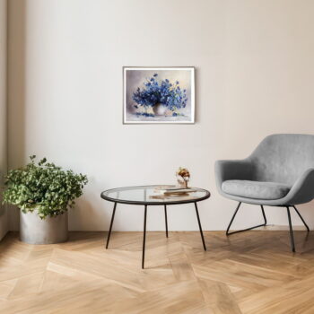 Obraz 40x50 cm Cornflowers - Image 2