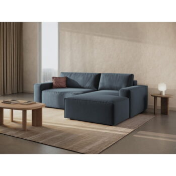 Modrá rozkladacia rohová pohovka (pravý roh) Jodie – Micadoni Home - Image 3