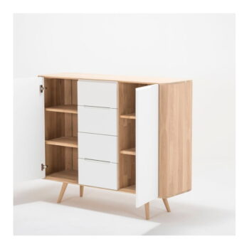 Komoda z dubového dreva Gazzda Ena Two, 135 × 42 × 110 cm – Obrázok 11
