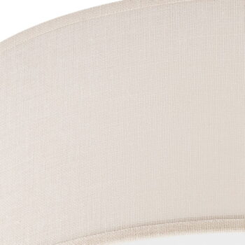 Krémovobiele stropné svietidlo s textilným tienidlom ø 45 cm Vivian – LAMKUR - Image 5