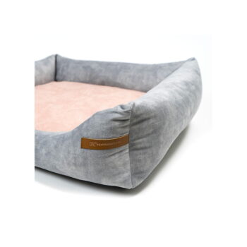 Ružovo-svetlosivý pelech pre psa 65x75 cm SoftBED Eco M – Rexproduct - Image 3