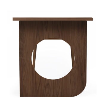 Hnedý písací stôl Woodman Bau - Image 7