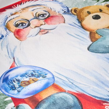 Obliečky na dvojlôžko 200x200 cm Retro Santa – Catherine Lansfield - Image 5