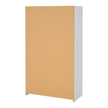 Bielo-sivá šatníková skriňa 105x180 cm Kit – Tvilum - Image 4