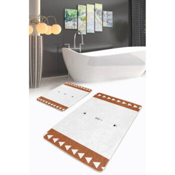 Biele kúpeľňové predložky v súprave 2 ks 60x100 cm – Mila Home - Image 2