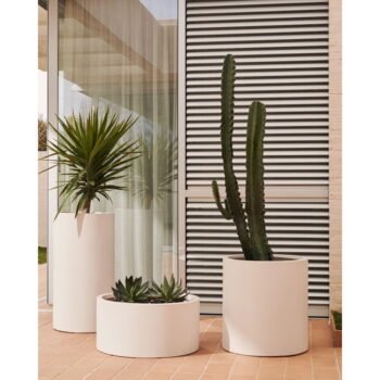 Kvetináč z cementu ø 42 cm Aiguablava – Kave Home – Obrázok 2