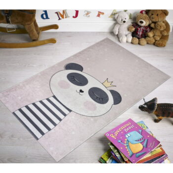 Svetloružový detský koberec 100x160 cm Princess Panda – Vitaus - Image 2
